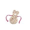 Cute Bunny Ear Flower Drawstring Storage Bag Outdoor Portable Cosmetics Lipstick Handbag For Outdoor Travel Storage Bag
