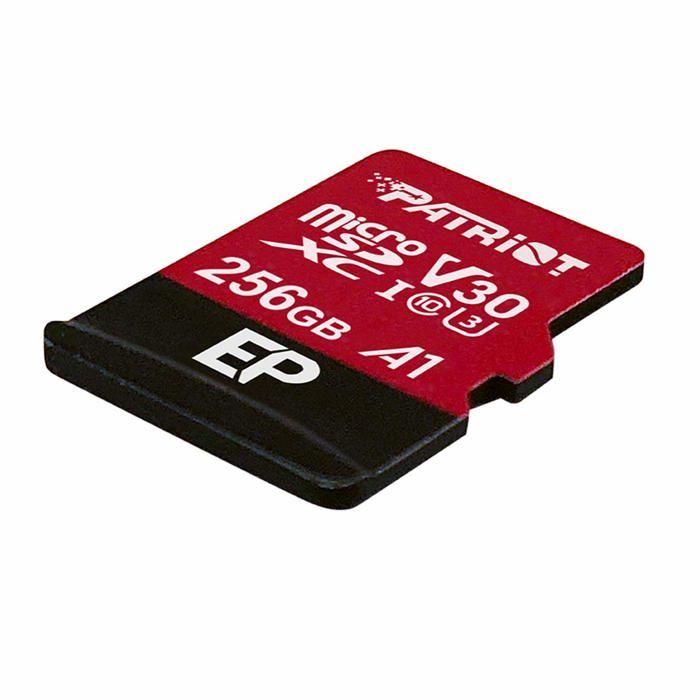 Carte mémoire patriot pef256gep31mcx 256 go microsdxc classe 10