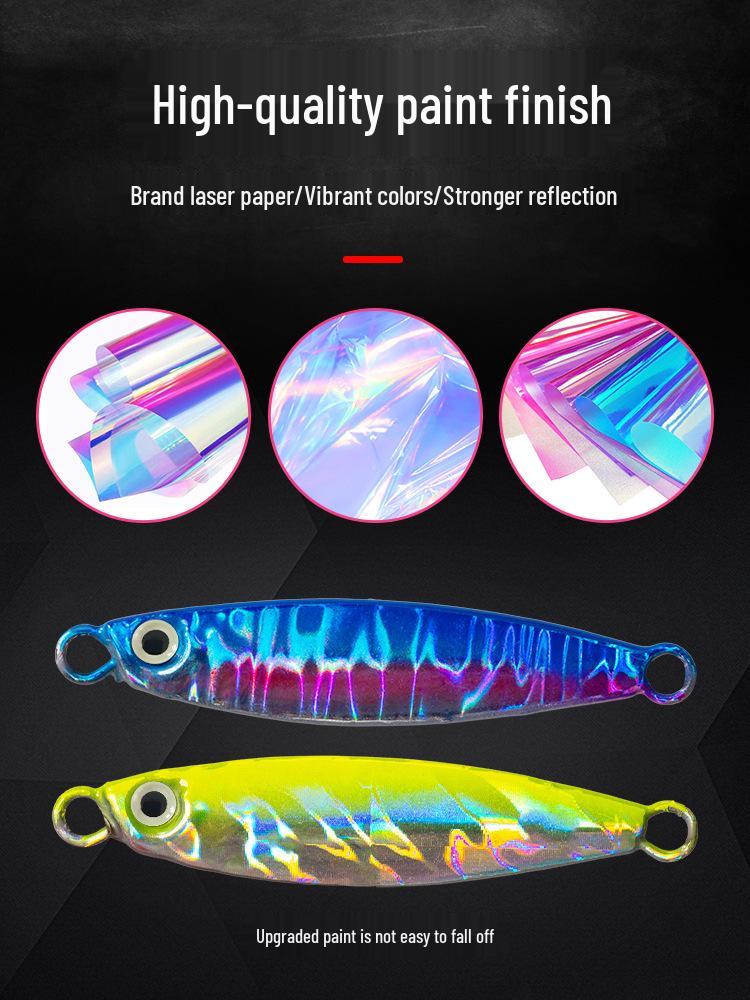 Luminous Iron Plate Lure: Super Far Cast Fishing Bait for Mackerel & Freshwater Bass