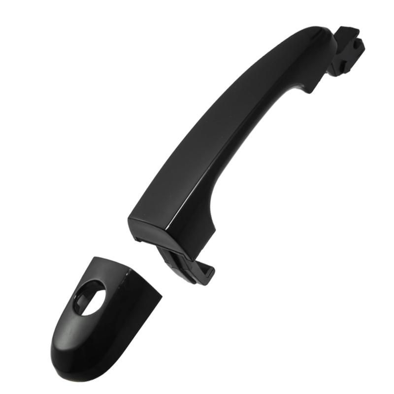 Front Left/Right Side Car Outside Door Handle with Keyhole Black for Kia Sportage 2005 2006 2007-2010 82651-1F010 82661-1F010