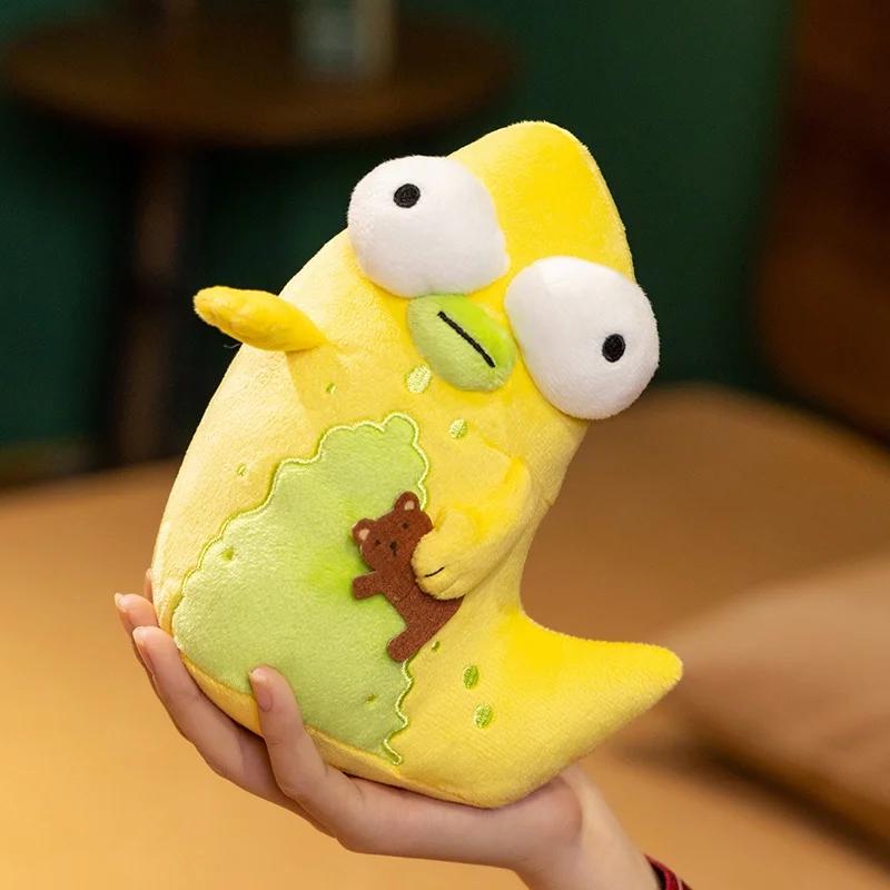 19cm Solar Opposites Gelbes Monster Plüschtier Niedlich Die Puppe Großäugig Kuscheltier Anime Puppe Weiches Kuscheltier Geburtstagsgeschenke Fans