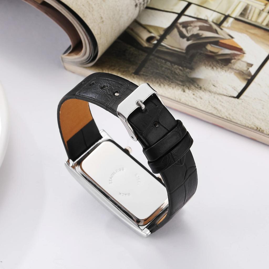 Hot selling fashion leisure business dual time zones dual dial watches for man woman couple watches quartz watches reloj