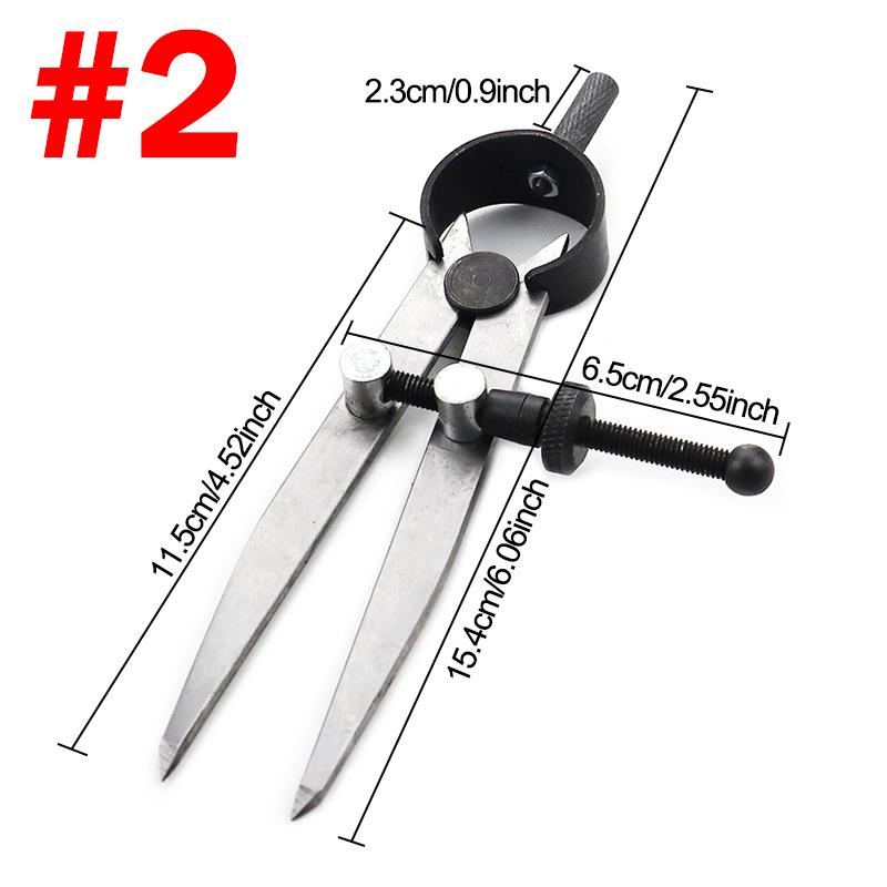 1pc Adjustable Metal Spacing Gauge, Ideal For Leather Fabric Precision Drawing Crafting, Edge Pressing Designing Craftwork Tool