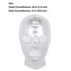 Fashion 3-Hole Latex Full Face Cover Mask Halloween Cosplay Full Face Mask Hood