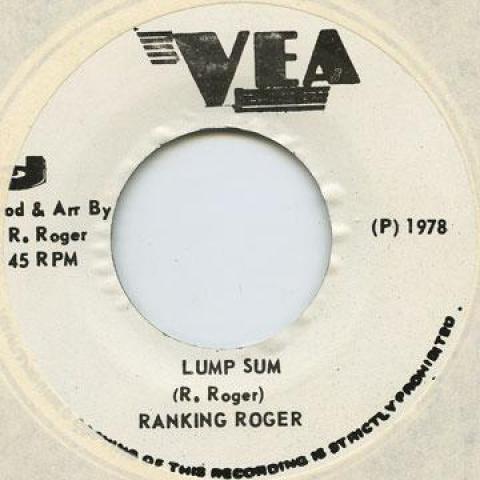 

7inch Record RANKING TREVOR - Lump Sum VEA 1978 Jamaica Reggae, Ska & Dub