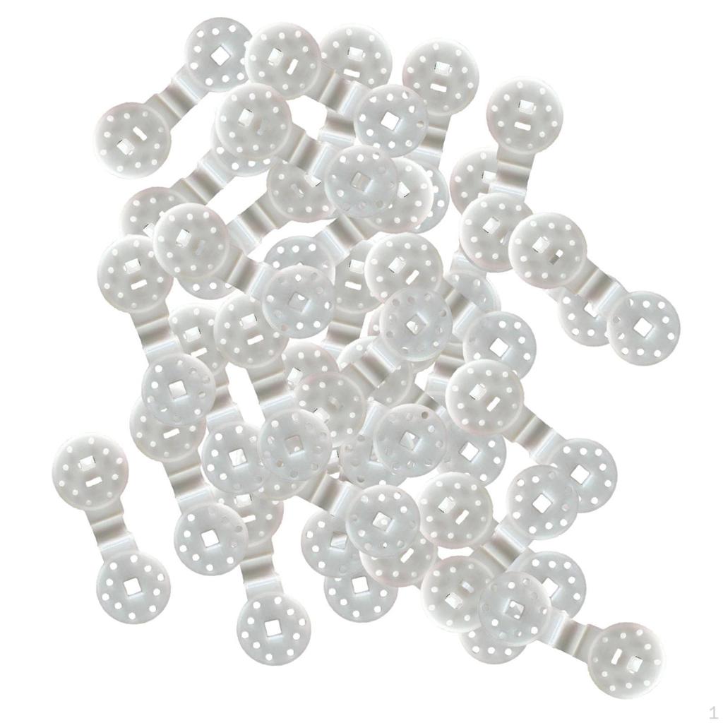 100 Pieces Shade Cloth Clips Net Tent Tarp Clip Netting for Yard