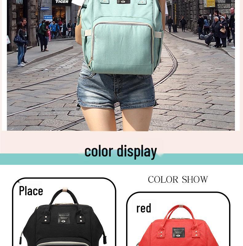 Waterproof Multifunctional Mom & Baby Backpack - Large Capacity, Wear-resistant, Dry/Wet Separation, Lightweight