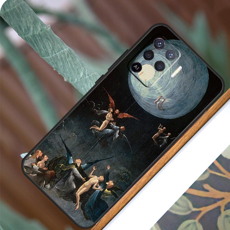 

Художественная роспись Hieronymus Bosch для OPPO A52 A72 A92 A98 A78 A58 A5 A9 A15 A17 A77 A53S A57S A94 A74 A54 A16 A76 A96, чехол OPPO A76
