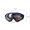 X400 Sports Goggles, Windproof Motorcycle & Cycling Glasses with Tactical Mask, UV Protection for Outdoor Riding, Skiing, Airsoft