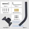Weatherproof Pipe Adapter Stand For Internet Antennas 360 Degree Adjustable Mounting System For Fixed Wireless Terminals