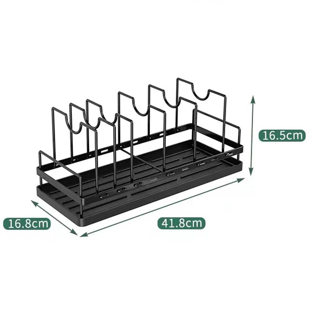 

Сушилка для посуды Компактная сушилка для посуды для раковины с сушилкой для посуды Органайзер для кухонной посуды Держатель для кухонной стойки чёрный