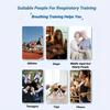 1Pc Adjustable Resistance Breathing Trainer For Lung Capacity Fitness Abdominal Exercise Portable Device