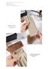 Warme Damen-Handschuhe aus PU-Leder mit Stickerei - Herbst/Winter Koreanischer Stil, Figurbetont, Samtfutter, Extra Dick für Radfahren und Autofahren