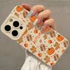 Autumn Maple Leaves Pumpkin Phone Case for Xiaomi Redmi Note 14 13 12 11 Pro Plus 4G 5G 12S 11S 10S 10 9 9S 8 10C 10A Cover