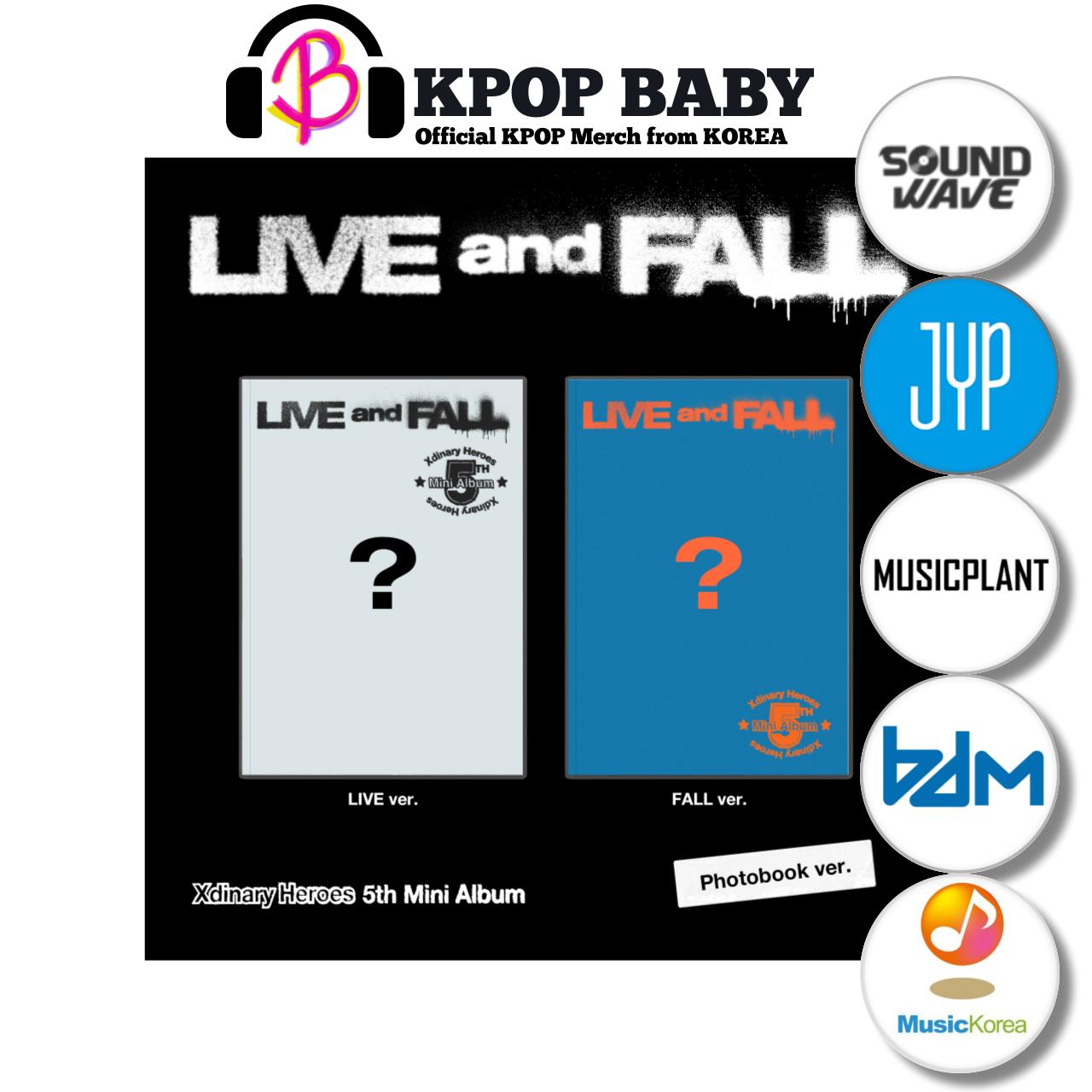 

[Предзаказ] Xdinary Heroes (Фотокнига Вер.) [LIVE и FALL] 5-й мини-альбом (POB) NO POB (Random)