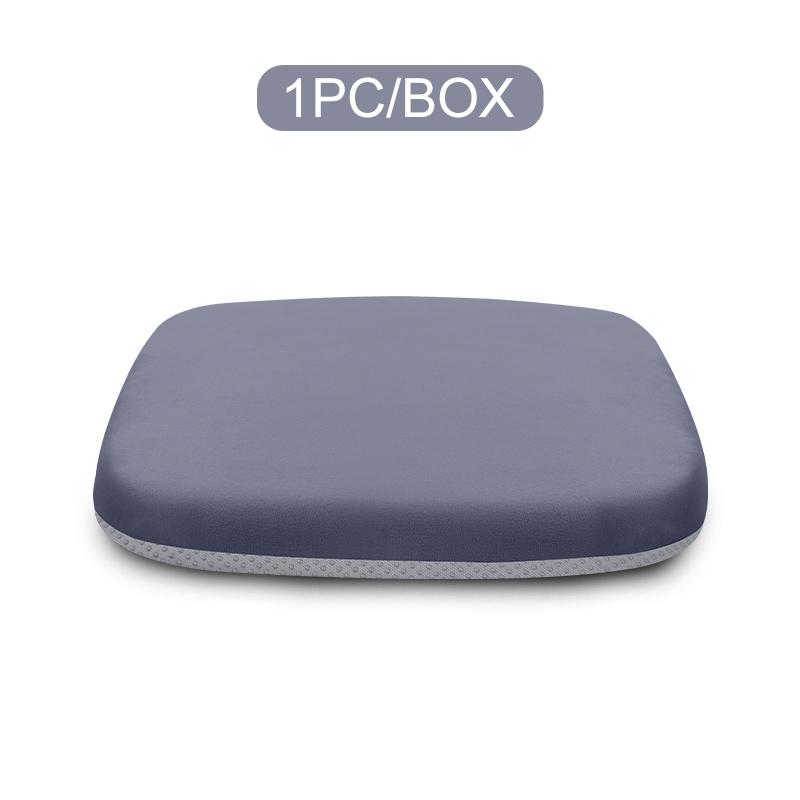 

Эргономичная подушка для сиденья студента из хлопка с эффектом памяти Подушка для сиденья при геморрое Подушка для стула Подушка для автомобильного сиденья Расширение Бога 40x40cm серый