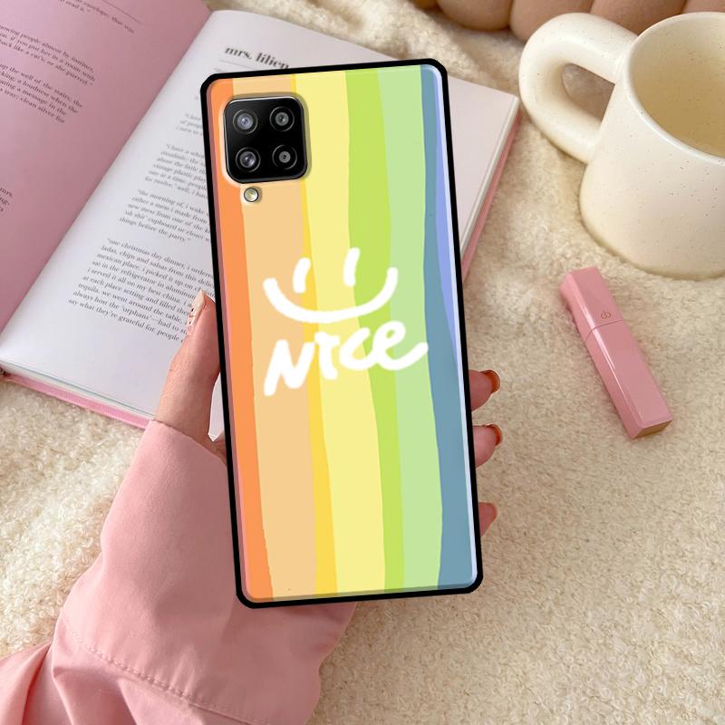 Rainbow Cute Cartoon For Samsung Galaxy A54 A34 A14 A52 A32 A12 A13 A33 A53 A15 A16 A26 A36 A56 A06 A35 A55 Case