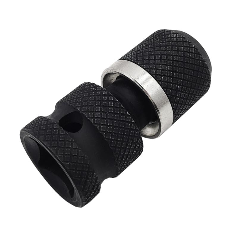 Quick Release 1/2-Inch Square Drive To 1/4-Inch Hex Female Socket Adapter Converter Chuck Adapter for Impact and Ratchet