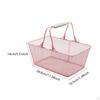 Basket of Multifunctional Metal Practical Portable with Handles for Supermarket