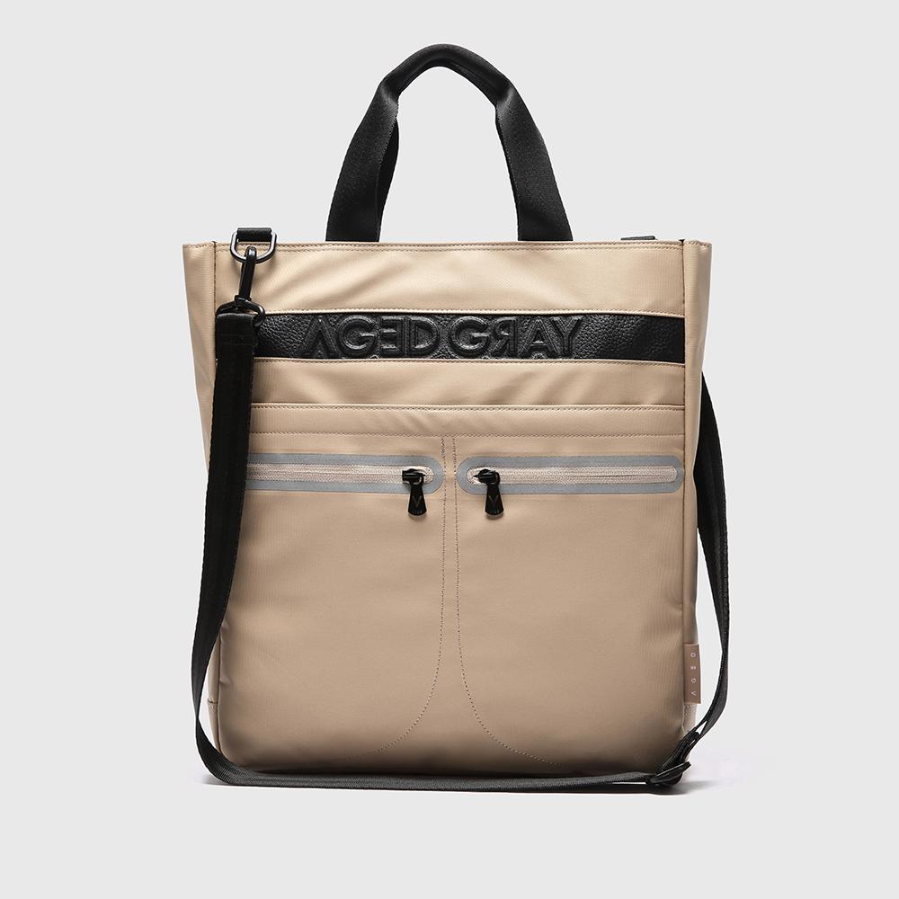 Aged Gray Ai01Fab (Beige) Bright Tote Bag Beige