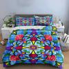 Colorful Floral Pattern Themed Set Exquisite Three-Piece Bedding Set Gift For Kids And Adults