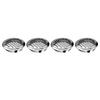 Wall Ceiling Outside Exterior Exhaust 45 degrees  Tilt Angle Thick Round Air Vent Reptile Screen Grille Cover for