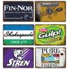 Fishing Gear Posters Vintage Metal Tin Signs Decor Retro Plaque Metal Plate Home Wall Art Room Decoration For