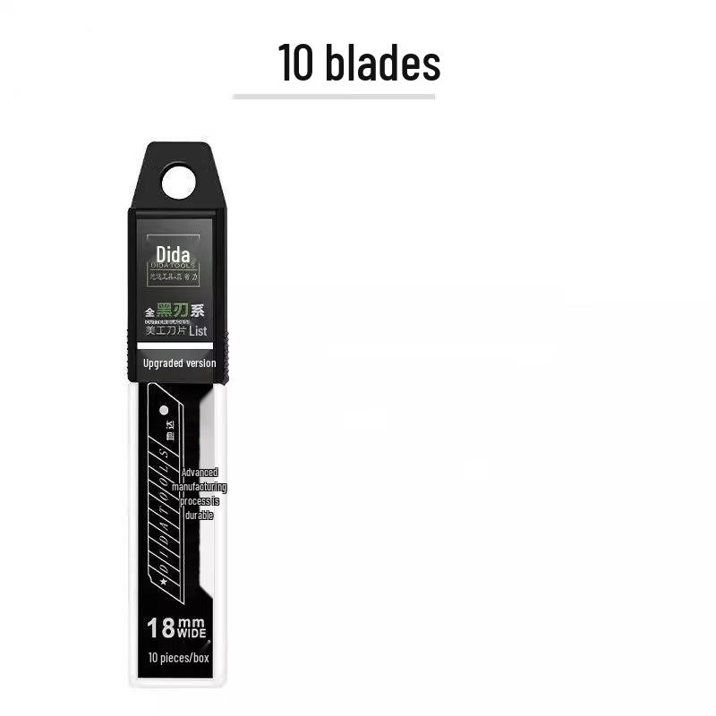 Heavy-Duty Thickened Large Utility Knife: Multifunctional Durable Wallpaper Cutter with Sharp Black Blade