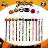 12Pcs Creative Cartoon Halloween Pencils Cute Students Stationery Hb Black Write Draw School Boxed Pen Gift
