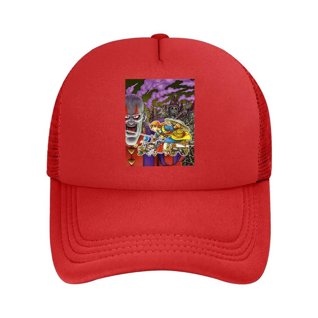 Anime Repeat Manga - Inspired, Fantasy Quest Art Design Mesh Baseball Cap