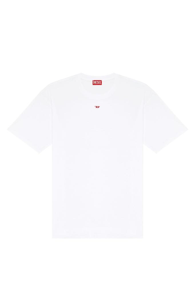 Diesel With One Point A149290GRAI L White 100 Men's T-shirt
