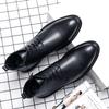 Bequeme Herrenschuhe aus Leder, Chelsea-Boots, Luxus s, lässige Business-Schuhe, High-Top Herrenstiefel mit spitzer Zehenpartie