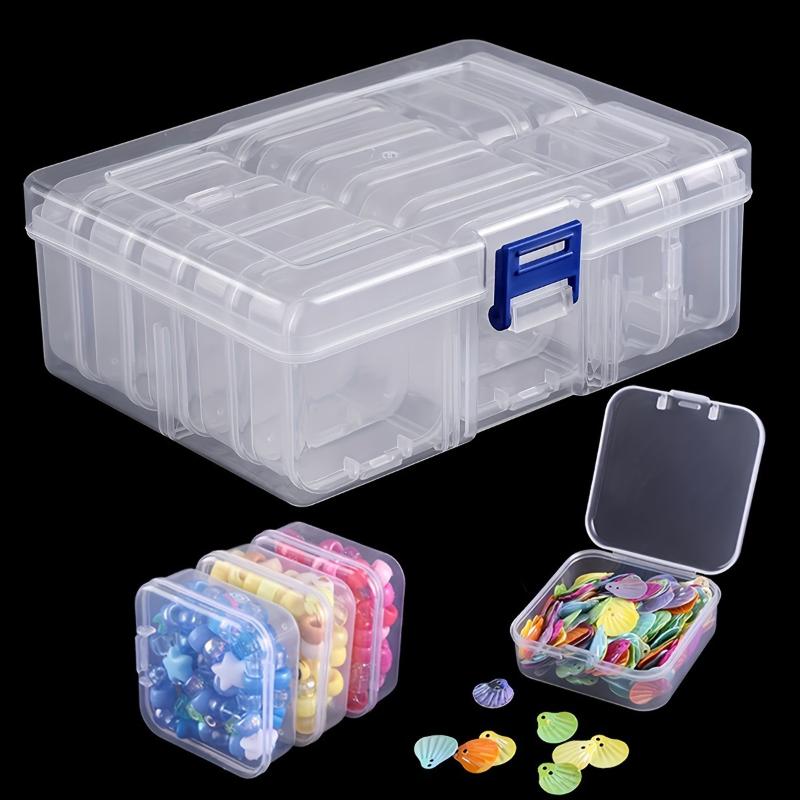 Transparent Beads Organizer Box 12/14/15/30 Grid Plastic for DIY