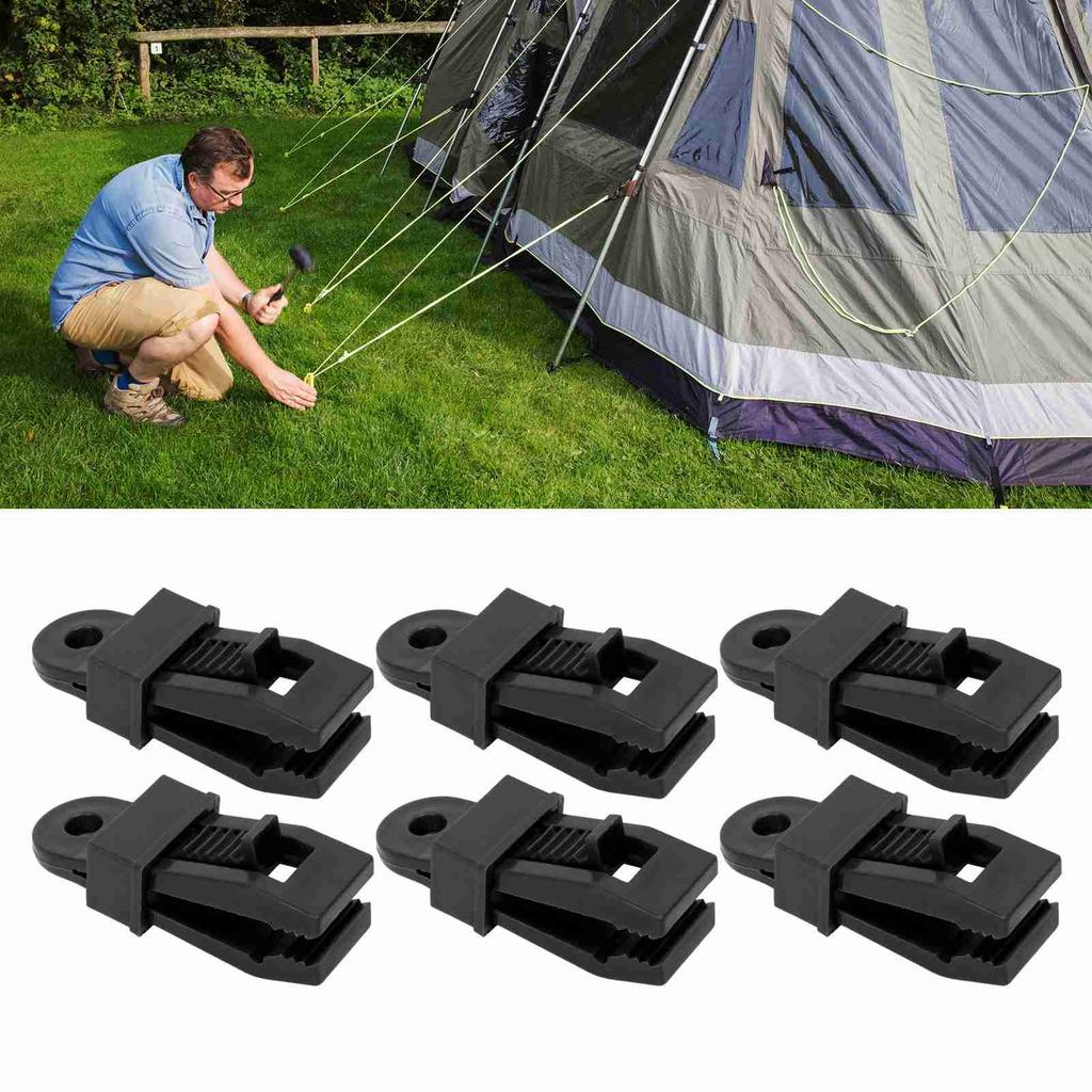 10Pcs Tarp Clips Large Tent Clamps Tarp Clamps Heavy Duty Lock Grip Outdoor Camping Canopy Clips
