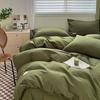 Class A Cotton Waffle Weave Luxury Bedding Set: Duvet Cover, Bed Sheet, & Pillowcases