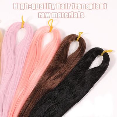 Milk Silk Bjd  Dolls Anti-Mohair BJD SD Doll Hair Hair Raw Synthesis BJD Hair Row Black Fake Hair