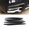 4Pcs Car-styling Carbon Texture Front Fog Light Grille Cover Trims For Mercedes Benz E-Class W213 S213 C238 A238 2018