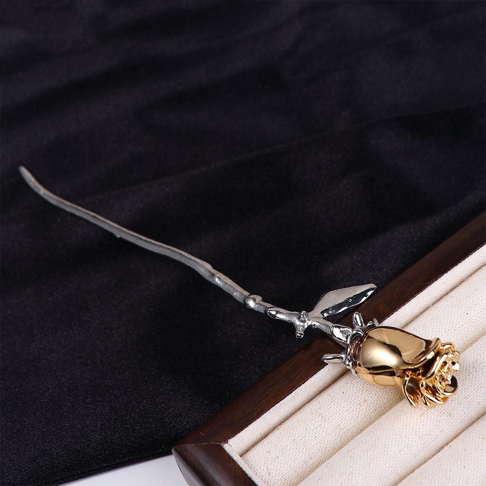 Elegante Blume Retro Japanischer Damen Haarnadel Koreanischer Stil Haargabel Rose Haarstab Kopfschmuck