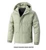 Men's Plus Size M-8XL Winter Cotton Hooded Puffer Jacket - Thick, Loose Fit for Couples