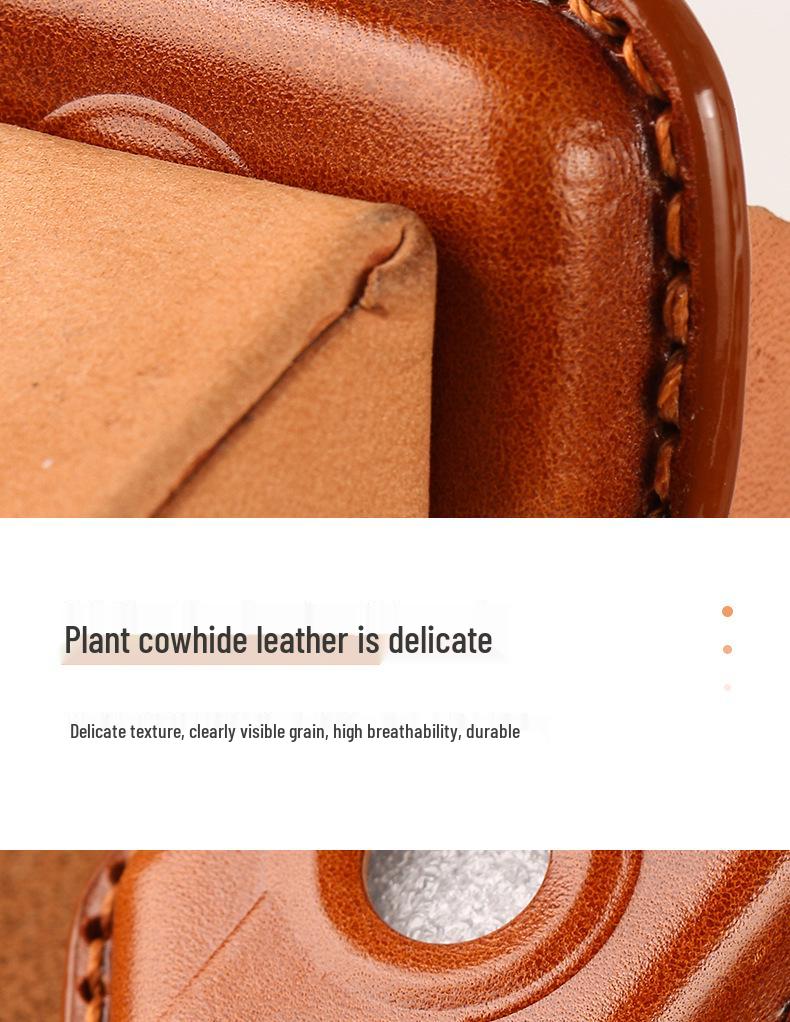 BMW Motorcycle Key Case for R1250GS ADV, C400GT, and 750GT - Cowhide Leather Key Bag with Buckle