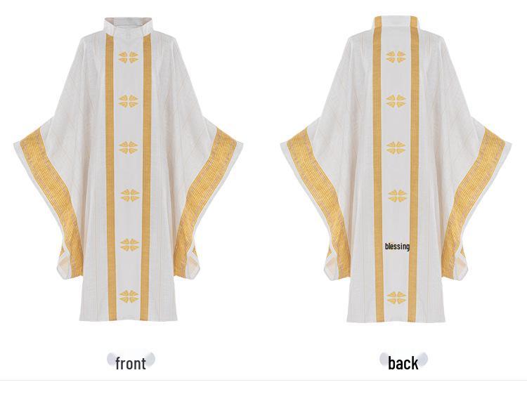 Retro Unisex Lapel Batwing Sleeve Costume Robe for Halloween Performance