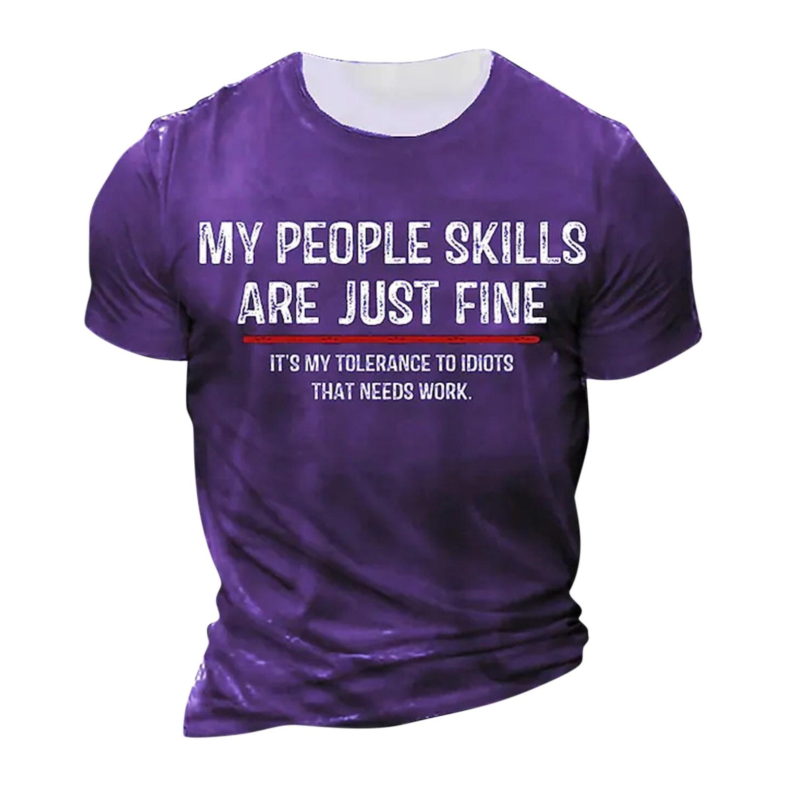 

Летняя черная хлопковая футболка с коротким рукавом и круглым вырезом, свободный пуловер с принтом, топ XL фиолетовый