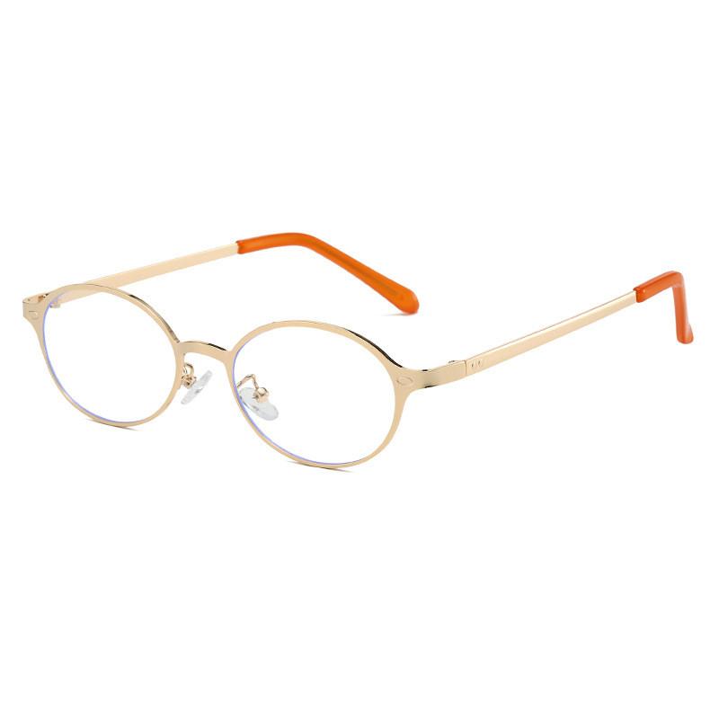 Vintage Oval Metal Sunglasses With Uv400 Protection For Outdoor Activities And Fashion