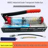 Transparent Manual Grease Gun with Zipper Design for Cartridge and Chain Lubrication