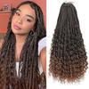 Cross-border European American High Temperature Wire Synthetic Fiber Wigs Machine Double Weft Three-strand Braid Braids Braids