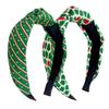 Women Headband Fashion Headband with Knot Christmas Printing Ladies Headdress