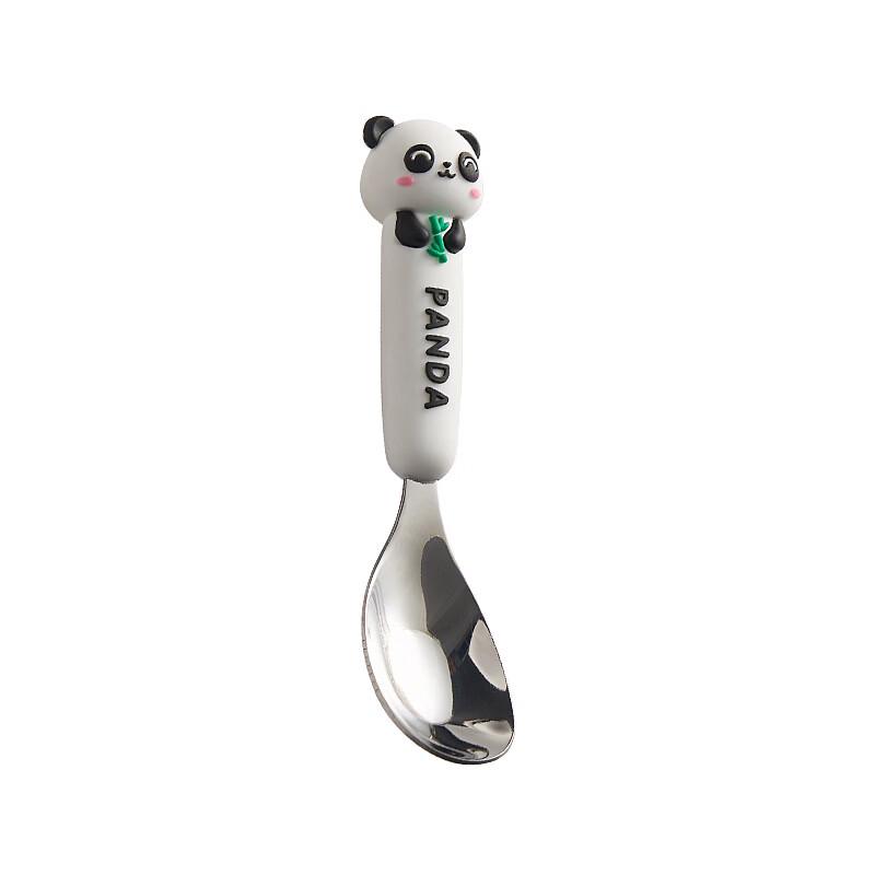 Cute Rabbit Soft-Handle Stainless Steel Spoon Set