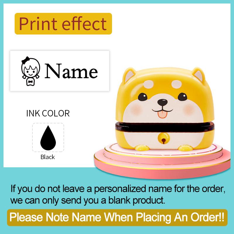 Personalized Children Name Stamp - Engraved Waterproof Seal for Kindergarten, Durable Non-Fading New Student Gift