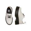 Dr. Martens Audrick Nappa Leather Platform Shoes 'Cobblestone Grey' Women's 27147055