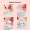 Electric Frother, Bunny Ear Design Food-Grade Foam Cleaner, Portable Face Lathering Tool, Safe Portable Travel Face Cleanser Tool